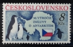 Stamps Czechoslovakia -  Tratado Antartico