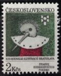 Stamps Czechoslovakia -  Bienal bratislava