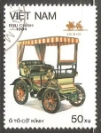 Sellos de Asia - Vietnam -  Old Automobiles