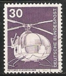 Stamps Germany -  Helicóptero de rescate