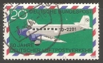 Sellos de Europa - Alemania -  50 years Luftpost