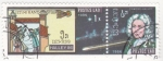 Stamps Laos -  Cometa Halley 1986