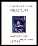 Stamps Spain -  III Centenario de la muerte de Velázquez