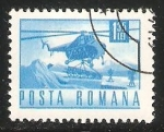 Stamps Romania -  Helicoptero