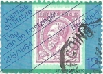 Stamps Belgium -  DIA DEL SELLO. SELLO SOBRE SELLO. YVERT BE 2132