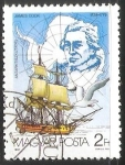 Stamps Hungary -  James Cook