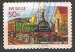 Stamps Australia -  Melbourne Sandridge 1854-Línea ferroviaria Port Melbourne 