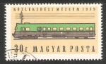 Stamps Hungary -   Diesel train