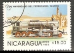 Stamps Nicaragua -  150 Aniversario del Ferrocarril Aleman