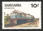 Stamps Tanzania -  Locomotives