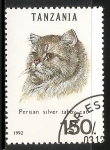 Stamps Tanzania -  Persian silver taboy cat