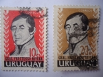 Stamps Uruguay -  General, Fructuoso Rivera.