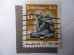 Sellos de America - Canad -  Christmas.