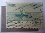 Stamps Peru -  Industria Pesquera del Perú.