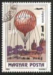 Sellos de Asia - Hungra -  Kite Balloon, 1896