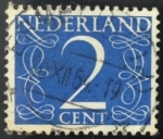 Sellos de Europa - Holanda -  Numeral