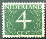 Stamps Netherlands -  Numeral