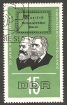 Stamps Germany -  872 - Marx y Engels 