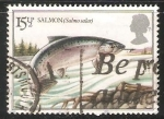 Sellos de Europa - Reino Unido -  Salmon