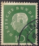 Stamps Germany -  Theodor Heuss