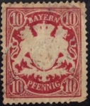 Stamps Germany -  Bayern