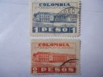 Stamps Colombia -  Capitolio Nacional.