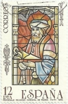 Stamps Spain -  VIDRIERAS ARTÍSTICAS. PERSONAJE RELIGIOSO, CATEDRAL DE TOLEDO. EDIFIL 2816