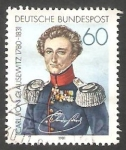 Stamps Germany -  948 - 150 Anivº de la muerte de Carl von Clausewitz