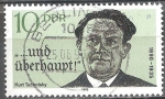 Stamps Germany -  Kurt Tucholsky 1890-1935(escritor) DDR.