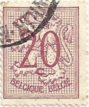 Stamps Belgium -  (152) SERIE LEÓN HERÁLDICO. VALOR FACIAL 20 Cts. YVERT BE 851