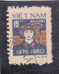 Stamps Vietnam -  obrero