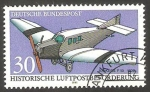 Sellos de Europa - Alemania -  1354 - Historia del correo aéreo, Junker FI 3 de 1930 