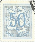 Stamps Belgium -  SERIE BÁSICA LEÓN HERÁLDICO. VALOR FACIAL 50 Cts. perf. 14. YVERT BE 854