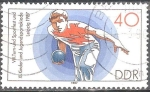 Stamps Germany -  VIII.Festival de Gimnasia y deportes y XI. Infantil y Juvenil de Leipzig 1987-DDR.