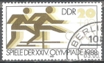 Stamps Germany -  XXIV juegos olímpicos,Seúl 1988 (DDR).