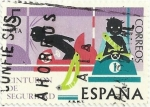 Stamps Spain -  SEGURIDAD VIAL. CINTURÓN DE SEGURIDAD. EDIFIL 2314