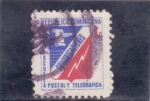 Sellos de America - Rep Dominicana -  escudo comunicaciones