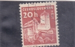 Stamps Czechoslovakia -  castillo de Kost