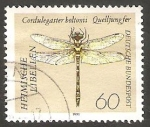 Stamps Germany -  1376 - Libélula cordulegaster boltonii 