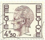 Stamps Belgium -  SERIE BÁSICA REY BALDUINO TIPO ELSTRÖM. VALOR FACIAL 4.50 BEF. YVERT BE 1581C