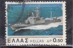 Stamps Greece -  buque de guerra