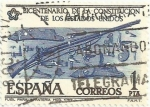 Stamps Spain -  BICENTENARIO INDEPENDÉNCIA ESTADOS UNIDOS. FUSIL MODELO 1757. EDIFIL 2322