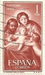 Stamps : Europe : Spain :  NAVIDAD 1959. LA SAGRADA FAMILIA, DE FRANCISCO DE GOYA. EDIFIL 1253