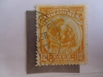 Stamps Colombia -  Minas de Oro - Serie: Mina y Agricultura