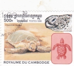 Stamps Cambodia -  tortuga