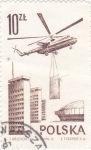 Stamps Poland -  helicoptero