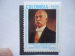 Sellos de America - Colombia -  Pedro Nel Ospina - Cincuentenario del Ministerio de Comunicaciones. 1923-1973.