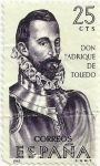 Sellos de Europa - Espa�a -  FORJADORES DE AMÉRICA. DON FADRIQUE DE TOLEDO, VALOR FACIAL 25 Cts. EDIFIL 1678