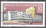 Stamps Germany -  Feria de primavera de Leipzig 1982-DDR.