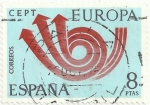 Stamps Spain -  SERIE EUROPA-CEPT 1973. PROPUESTA NUEVO DISEÑO DE LA CEPT. EDIFIL 2126